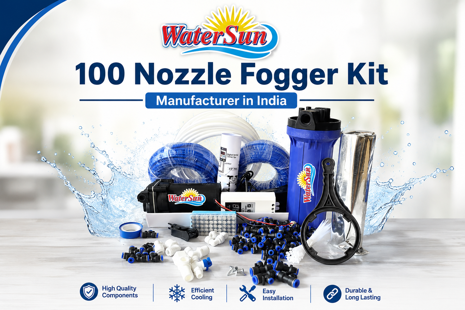 100 Nozzle Fogger Kit Manufacturer in India - Water Sun