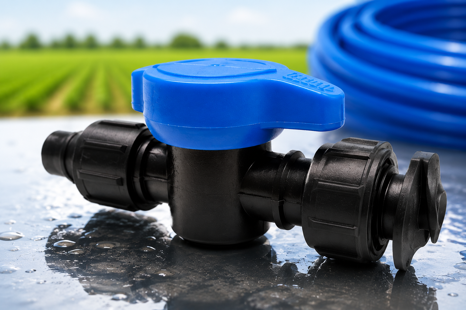16 mm Heavy Lay Flat Cock for Drip Irrigation Applications