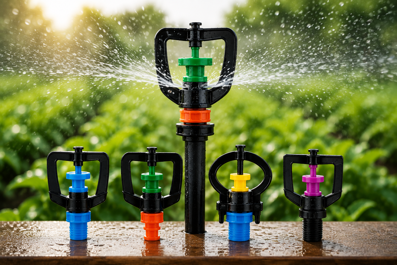 High Efficiency Micro Sprinkler for Targeted Agricultural Irrigation