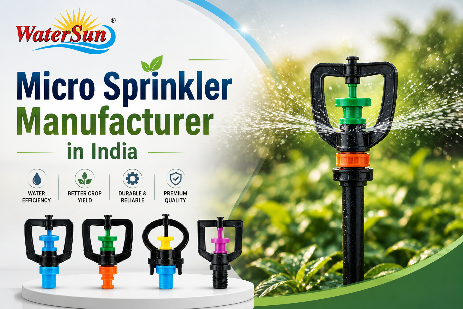 Best Micro Sprinkler Manufacturer in India - WaterSun