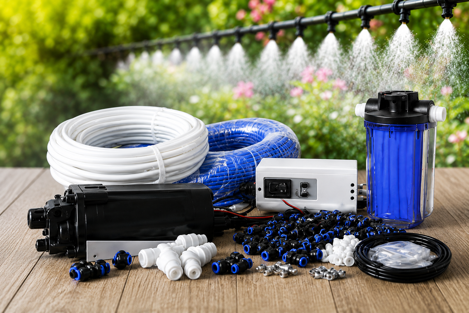 Fogger Kit for Greenhouse and Outdoor Cooling Applications