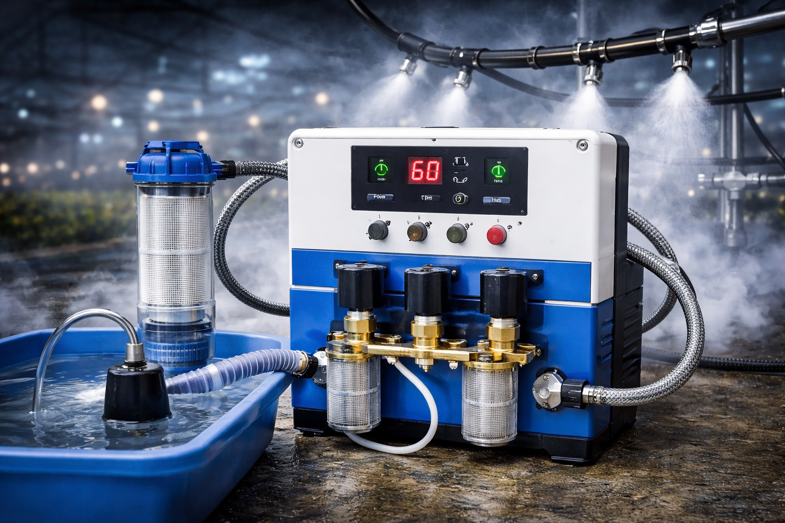 Fogger System for Agricultural and Industrial Use