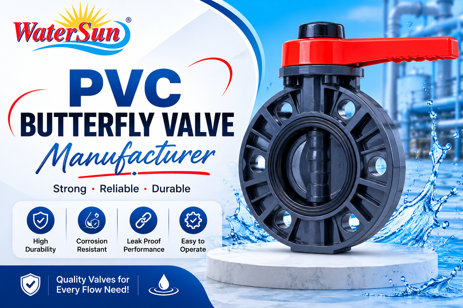 PVC Butterfly Valve Manufacturer in Gujarat