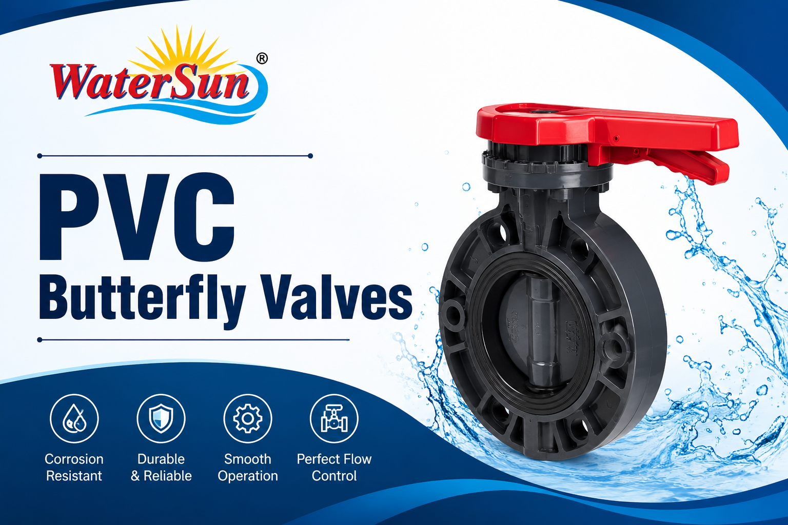 PVC Butterfly Valves - Water Sun