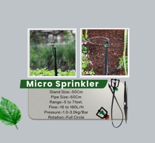Micro Sprinkler with 50 cm stand and 60 cm tube manufacturer